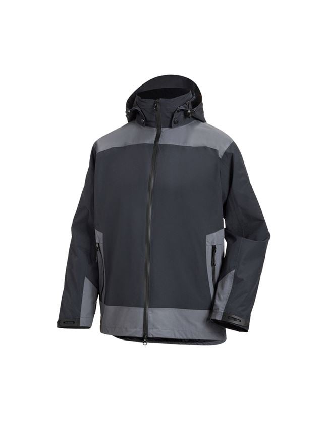 Plumbers / Installers: e.s. 3 in 1 functional jacket, men + graphite/cement