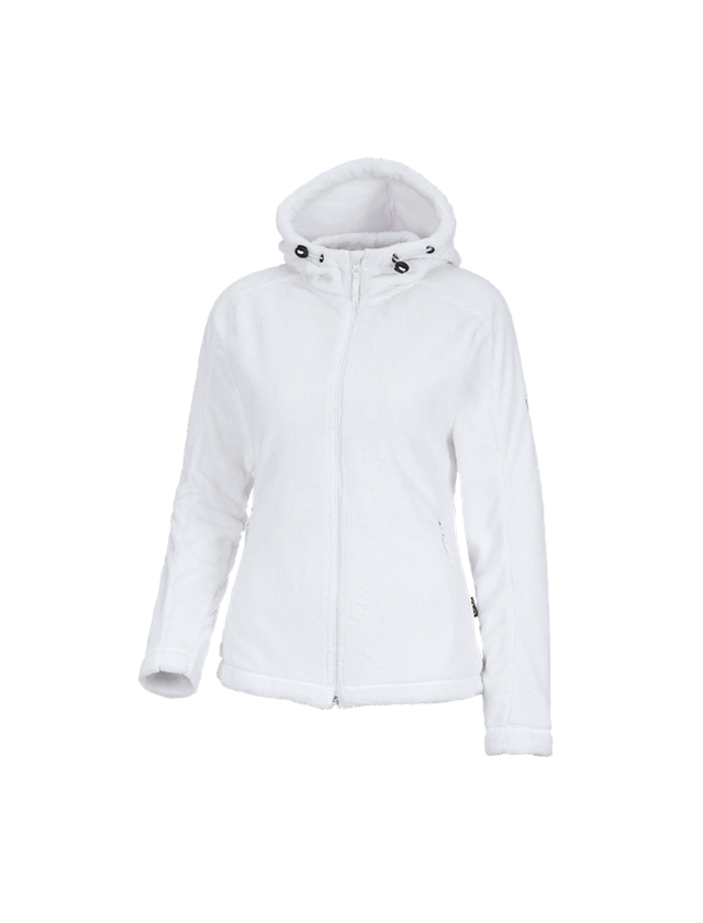Cold: e.s. Zip jacket Highloft, ladies' + white 2