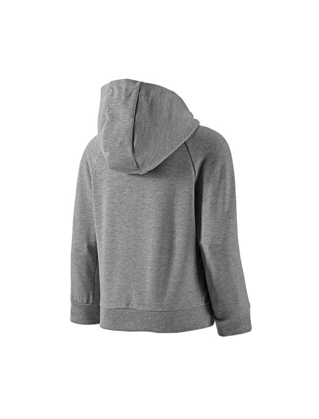 Topics: e.s. Hoody sweatjacket cotton stretch, children’s + grey melange 3