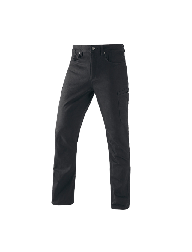 Work Trousers: e.s. 7-pocket jeans + black