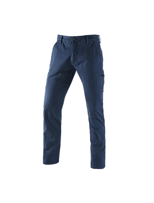 Work Trousers: e.s. Trousers Chino, men's + navy