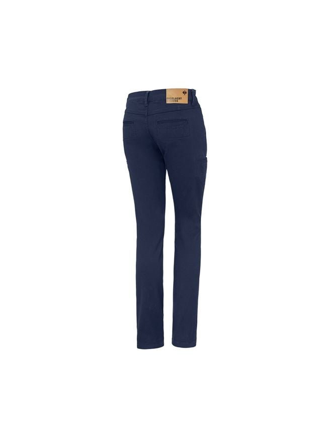 Work Trousers: e.s. Trousers  Chino, ladies' + navy 4