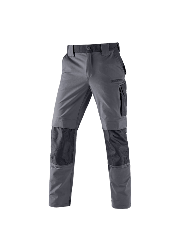 Work Trousers: Functional trousers e.s.dynashield + cement/black 2