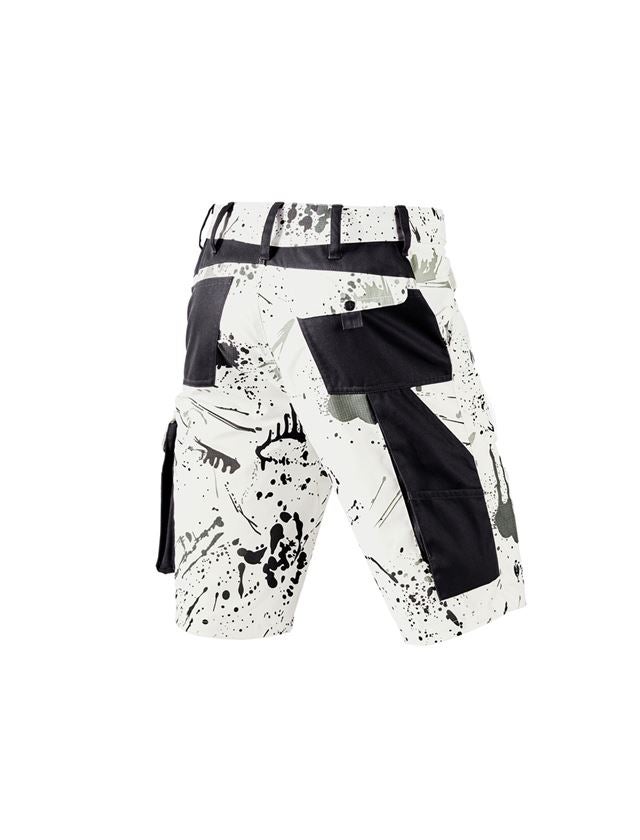 Work Trousers: e.s. Shorts Painter + white/graphite 3