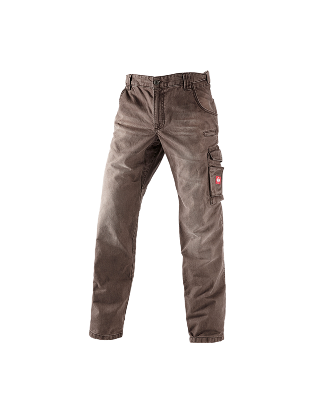 Work Trousers: e.s. Worker jeans + chestnut