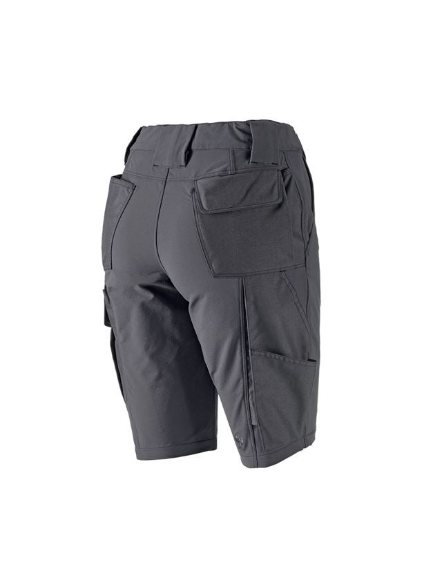 Work Trousers: Functional short e.s.dynashield solid, ladies' + anthracite 1