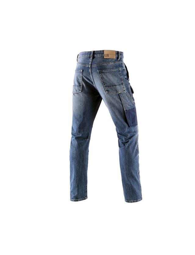 Work Trousers: e.s. 7-pocket jeans POWERdenim + stonewashed 3