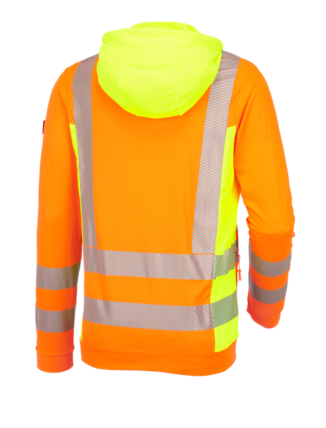 Work Jackets: High-vis functional hooded jacket e.s.motion 2020 + high-vis orange/high-vis yellow 3