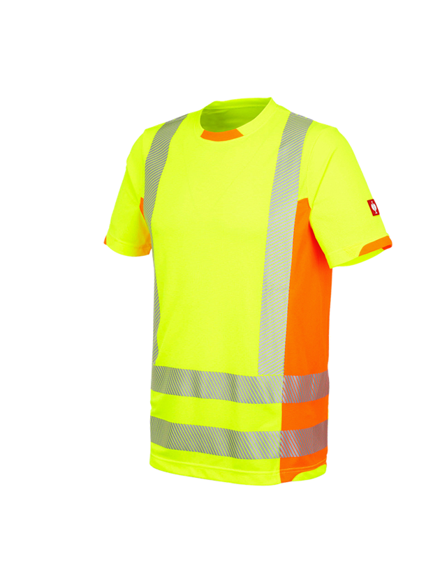 Shirts, Pullover & more: High-vis functional T-Shirt e.s.motion 2020 + high-vis yellow/high-vis orange 2