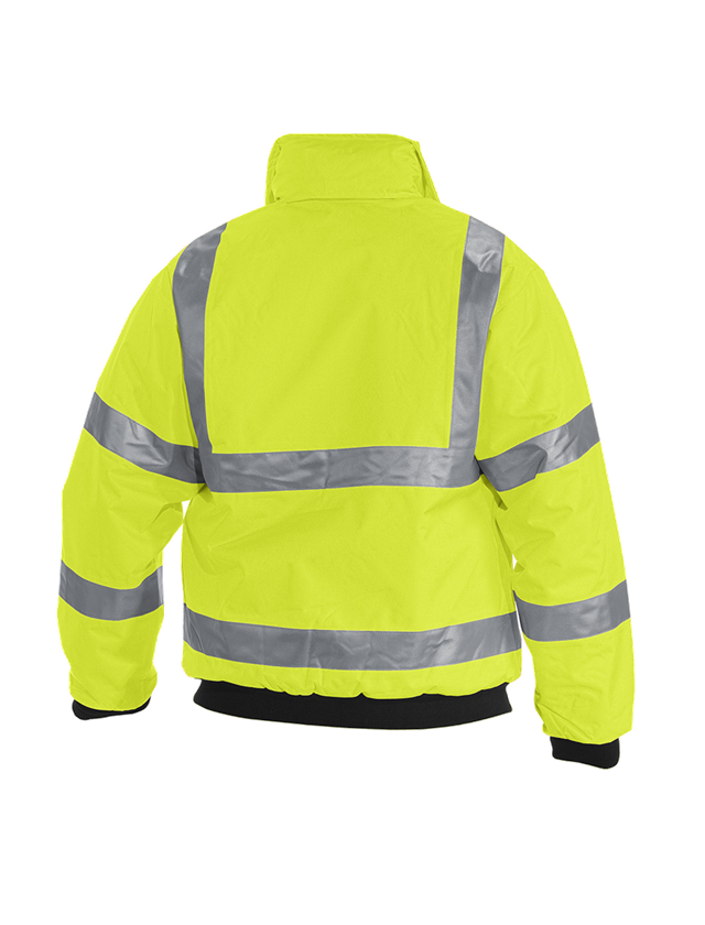 Work Jackets: STONEKIT High-vis pilot jacket + high-vis yellow 1