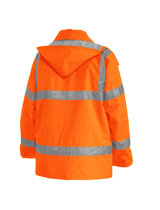 Work Jackets: STONEKIT High-vis jacket 4-in-1 + high-vis orange 1