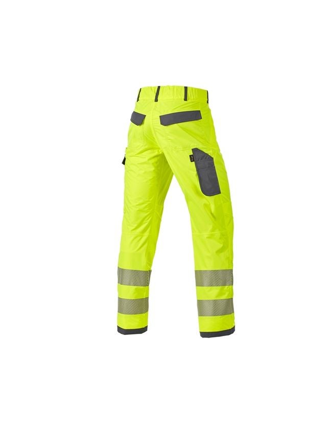 Work Trousers: High-vis functional trousers e.s.prestige + high-vis yellow/grey 2