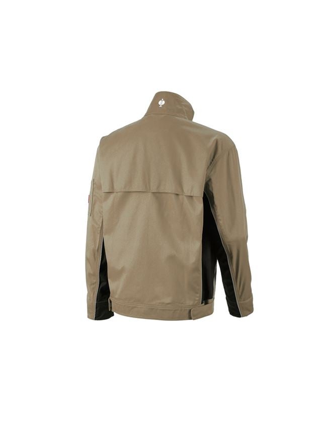 Joiners / Carpenters: Work jacket e.s.active + khaki/black 3