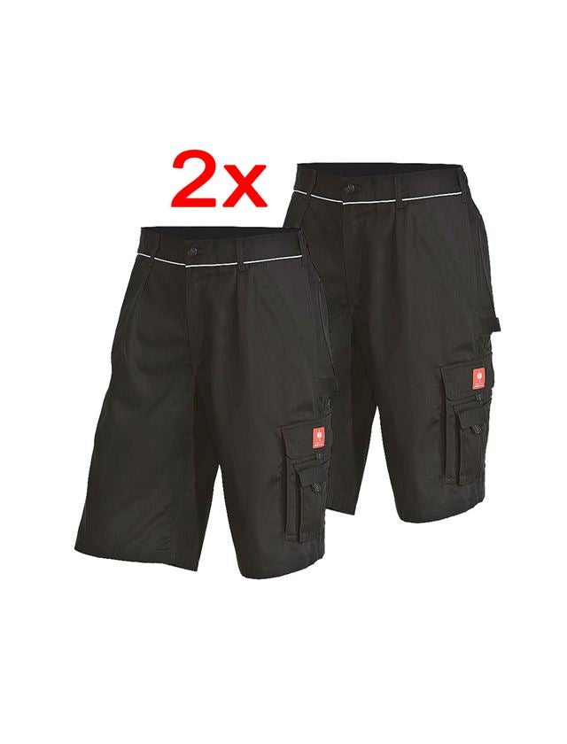 Clothing: Combo-Set: 2x shorts e.s. image + black
