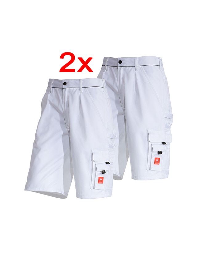 Clothing: Combo-Set: 2x shorts e.s. image + white