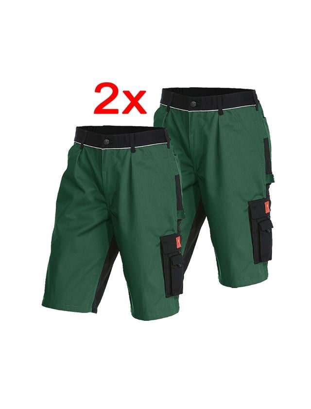 Clothing: Combo-Set: 2x shorts e.s. image + green/black