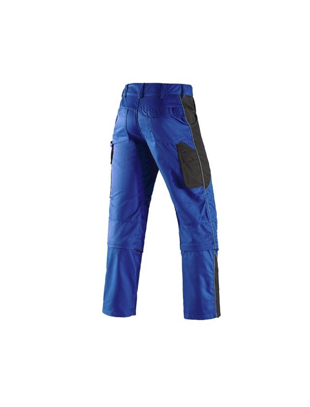 Gardening / Forestry / Farming: Zip-Off trousers e.s.active + royal/black 3
