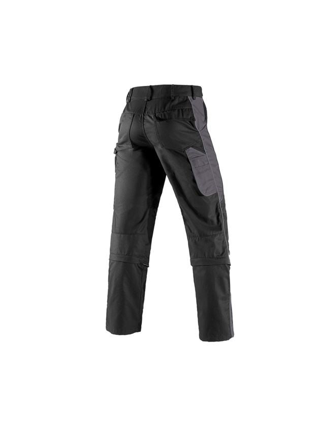 Gardening / Forestry / Farming: Zip-Off trousers e.s.active + black/anthracite 3