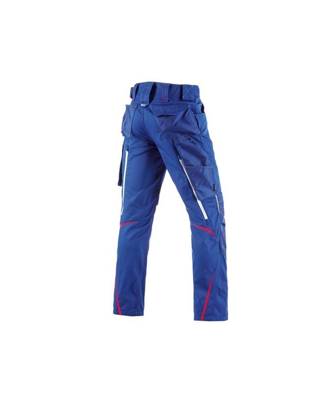 Work Trousers: Winter trousers e.s.motion 2020, men´s + royal/fiery red 3