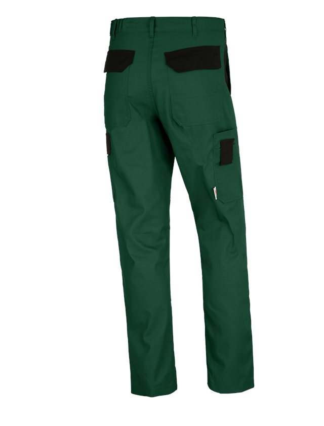 Work Trousers: STONEKIT Trousers Odense + green/black 1
