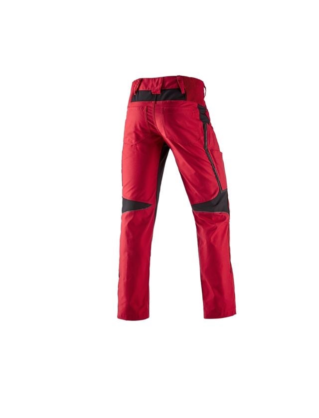 Work Trousers: Trousers e.s.vision, men's + red/black 3