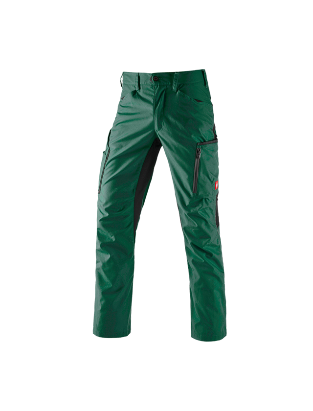 Work Trousers: Trousers e.s.vision, men's + green/black 2