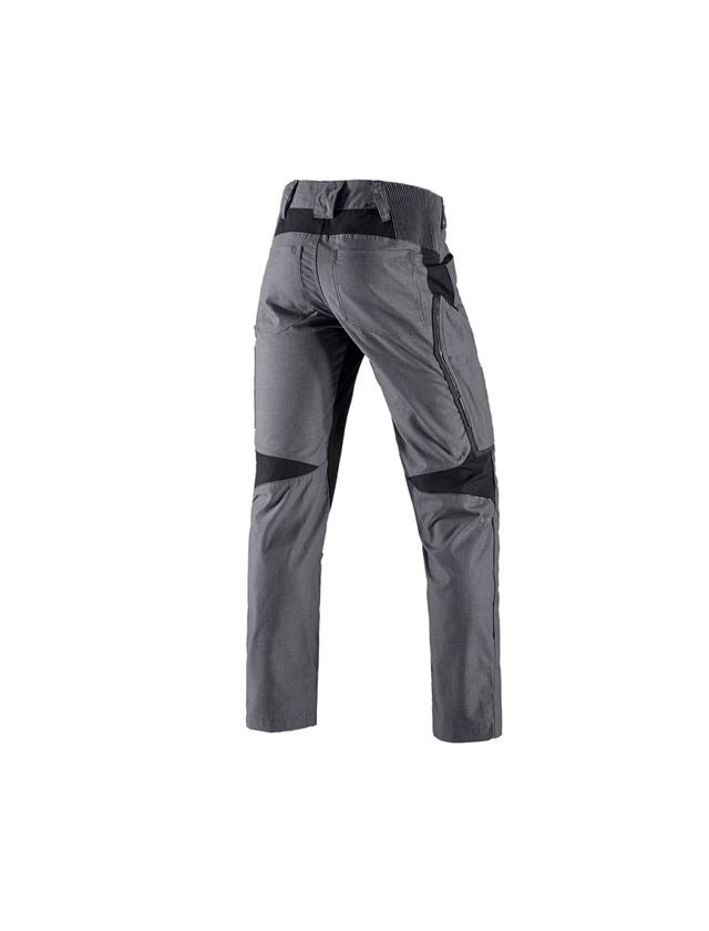 Work Trousers: Winter trousers e.s.vision + cement melange/black 2