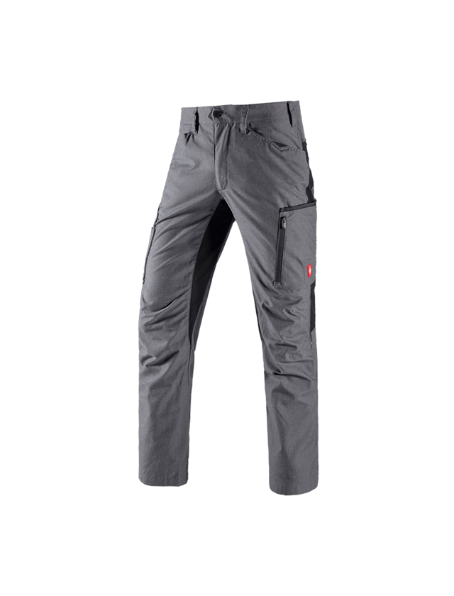 Work Trousers: Winter trousers e.s.vision + cement melange/black 1