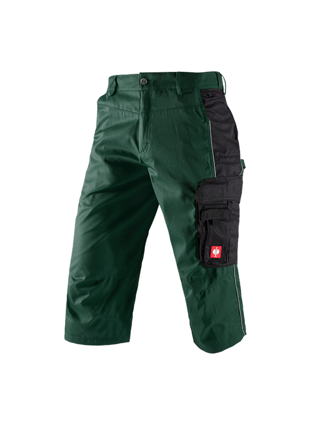 Plumbers / Installers: e.s.active 3/4 length trousers + green/black 2