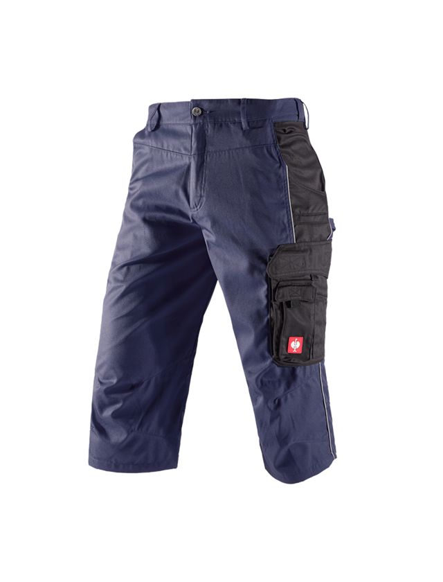 Work Trousers: e.s.active 3/4 length trousers + navy/black 2