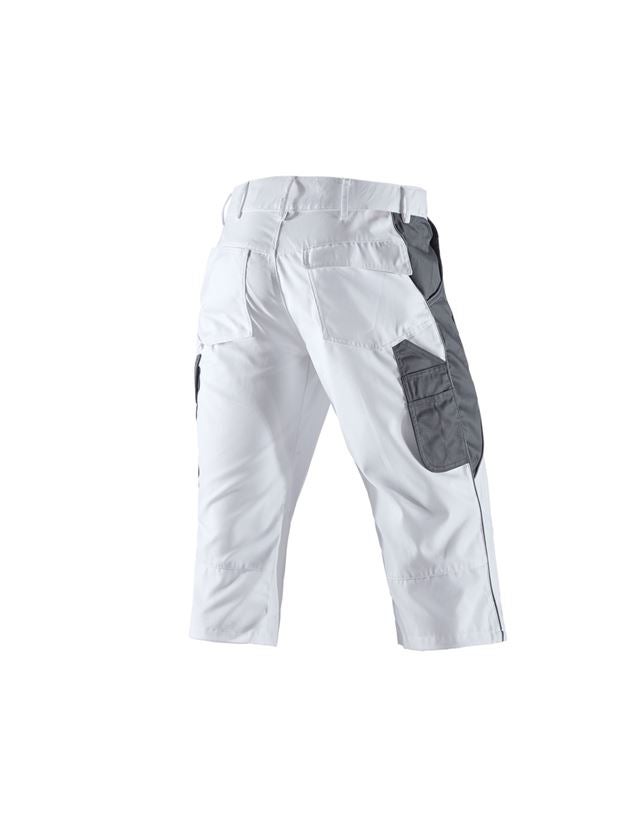Plumbers / Installers: e.s.active 3/4 length trousers + white/grey 3