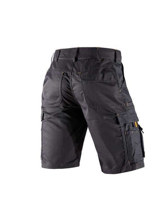 Work Trousers: Shorts e.s.carat + anthracite/yellow 3