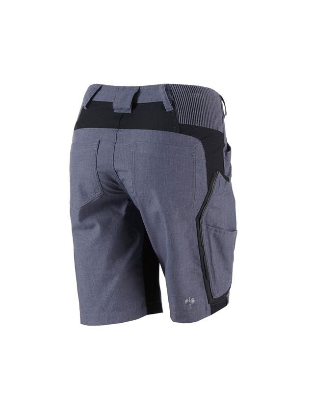 Work Trousers: Shorts e.s.vision, ladies' + pacific melange/black 3