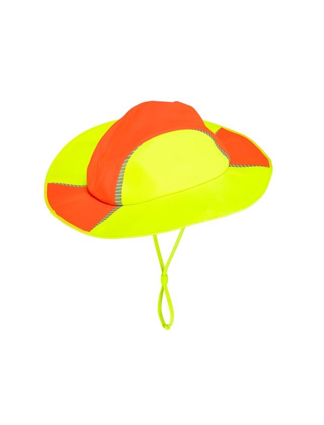 Cold: Functional rain hat e.s.motion 2020 + high-vis orange/high-vis yellow
