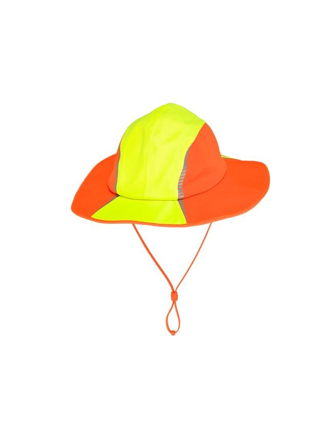 Topics: Functional rain hat e.s.motion 2020 + high-vis yellow/high-vis orange