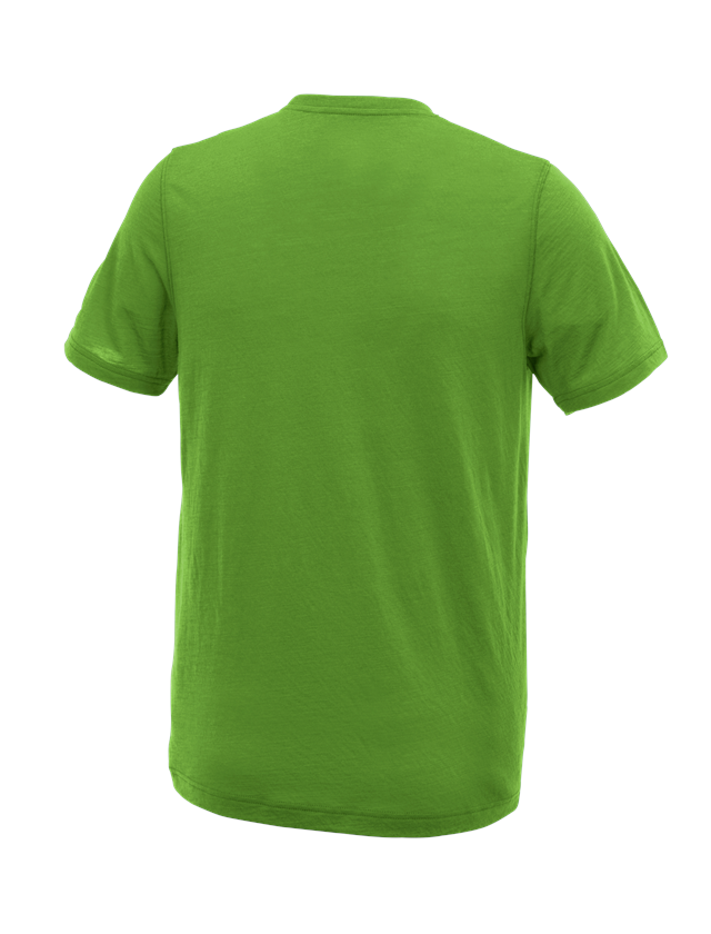 Topics: e.s. T-shirt Merino light + seagreen 3