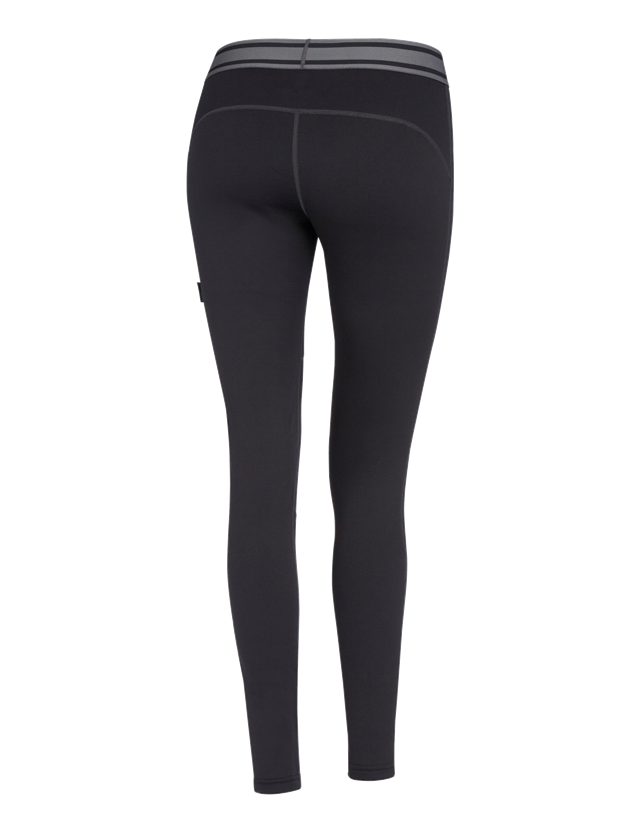 Cold: e.s.funct.long-pants thermo stretch-x-warm,ladies' + black 1