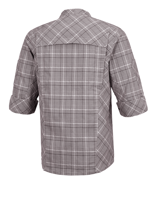 Work Jackets: Work jacket short sleeved e.s.fusion, men's + chestnut/white 1