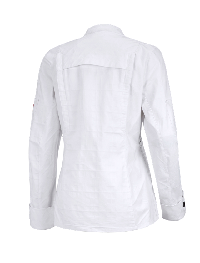 Shirts, Pullover & more: Work jacket long sleeved e.s.fusion, ladies' + white 1