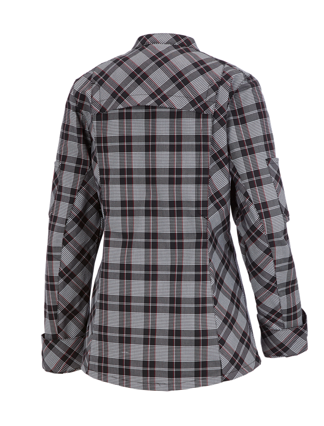 Shirts, Pullover & more: Work jacket long sleeved e.s.fusion, ladies' + black/white/red 1