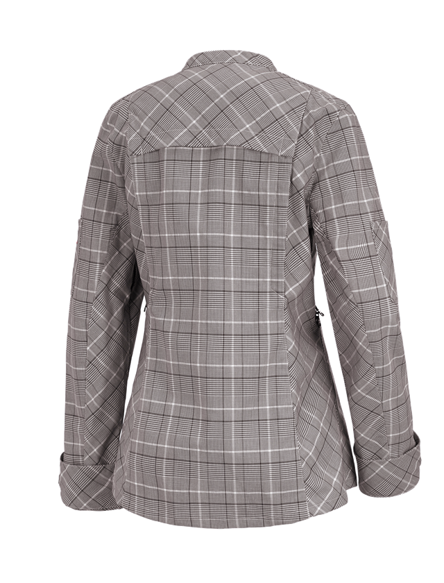 Topics: Work jacket long sleeved e.s.fusion, ladies' + chestnut/white 1
