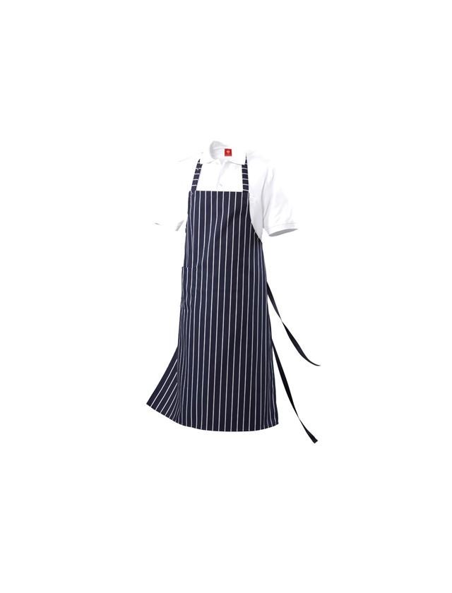 Aprons: Bib Apron Turin + navy/white