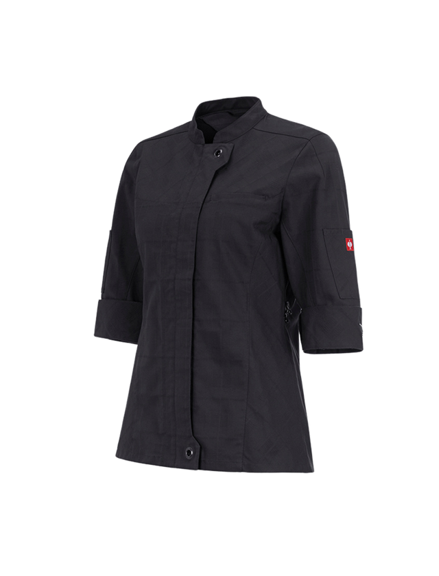 Topics: Work jacket 3/4-sleeve e.s.fusion, ladies' + black