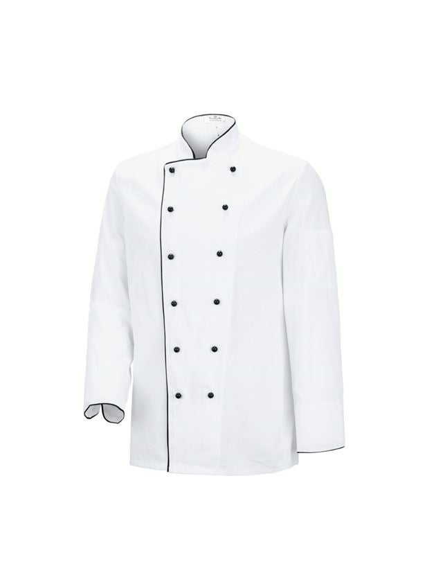 Topics: Unisex Chefs Jacket Image + white/black