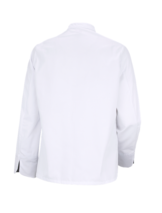 Shirts, Pullover & more: Chefs Jacket Elegance Long-Sleeved + white/black 1