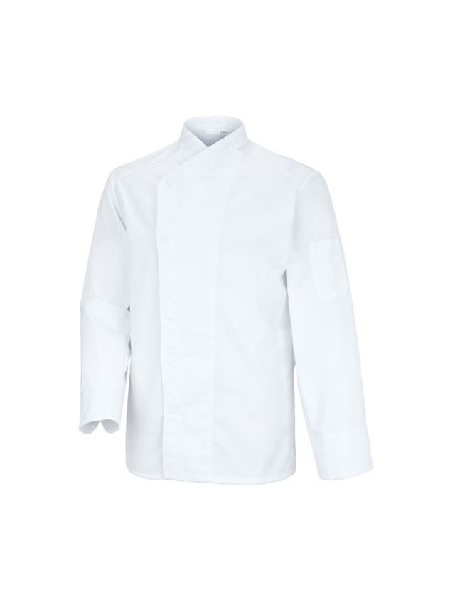 Shirts, Pullover & more: Chefs Jacket Le Mans + white