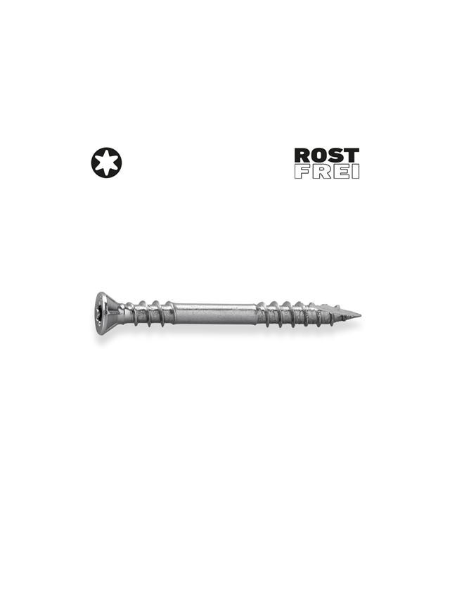 Screws: Patio screw stainless steel-plus with countersunk