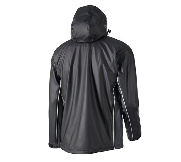 Rain jacket flexactive black/grey | Engelbert Strauss