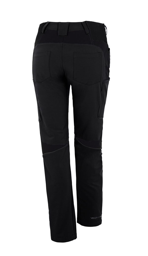 Winter cargo trousers e.s.vision stretch, ladies' black | Engelbert Strauss