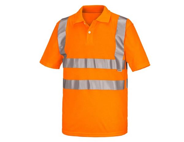 STONEKIT High-vis polo shirt high-vis orange | Strauss
